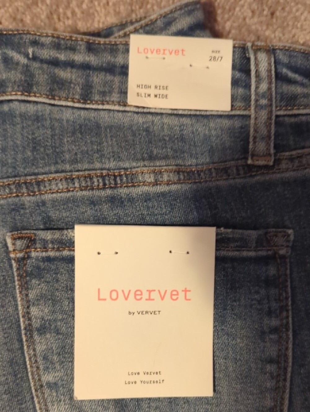 Lovetvet Blue Distressed Boyfriend Jeans - Picture 4 of 5
